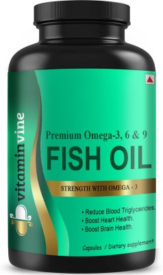 Vitaminvine Fish Oil Omega 3 (Triple Strength) With 1000Mg Omega 369 (S89)(30 Tablets)