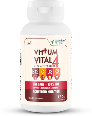 ESSENTIUM PHYGEN Vittum Vital4 Vitamin B-C-D-K(120 Tablets)
