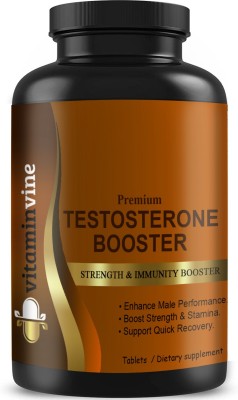 Vitaminvine Testosterone Booster For Men, Testo Booster Power Support Tablets (D80)(30 Tablets)