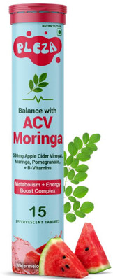 PLEZA ACV Moringa Supplement | Boosts Metabolism | 7 Days - Trial Pack(15 Tablets)
