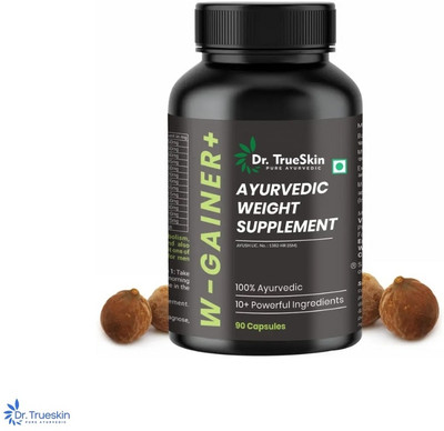 Dr. Trueskin W-Gainer+ Capsules Herbal Protein Support More(90 Capsules)