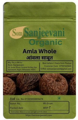 Som Sanjeevani Organic Amla Whole-200g-Nature’s Superfruit Rich in natural Vitamin C(200 g)
