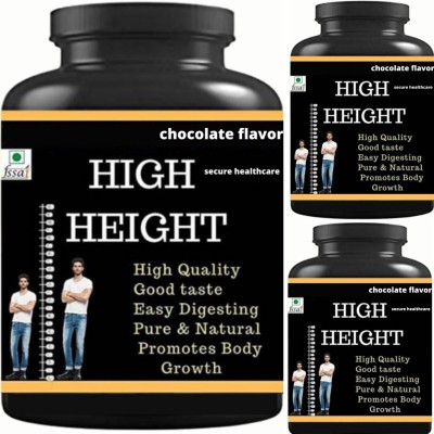 Secure Healthcare high height chocolate flavor pack of 3 height(3 x 0.1 kg)