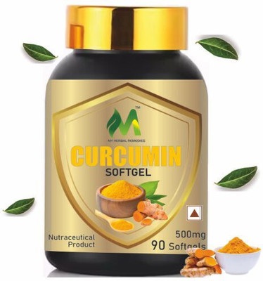 my herbal remedie s Curcumin Softgel 500mg - 90 Capsules(500 mg)