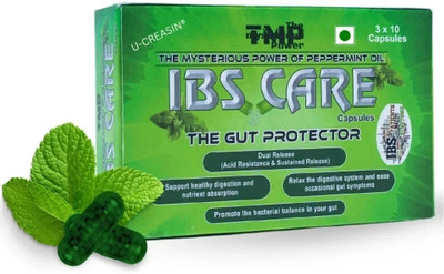 U-CREASIN The Gut Protector, Supports Healthy Digestion - Relieves Acidity & Bloating(30 Capsules)