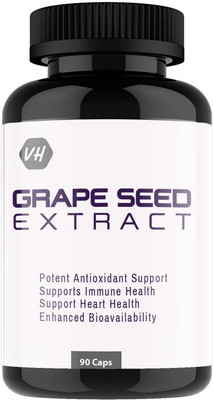 Vitaminhaat Grapes Seed Extract Support Immune System & Antioxidant Supplement(90 Capsules)