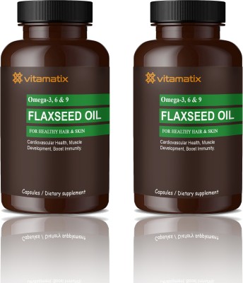 Vitamatix Flaxseed extract Capsules Omega 369 (H244)(2 x 60 Capsules)