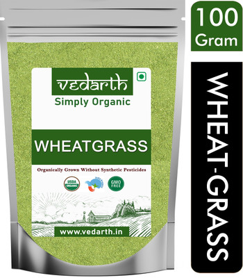 Vedarth Wheatgrass Powder | Ayurvedic Support For Natural Detox | Herbal(100 g)