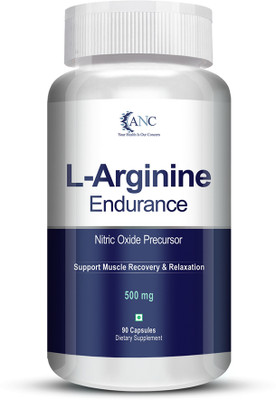 ANC L-Arginine 500mg,Support Muscle Recovery & Relaxation(90 Capsules)