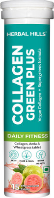 Herbal Hills Collagen Green Plus 15 Tablets for Skin Radiance and Glow(4 x 15 Tablets)