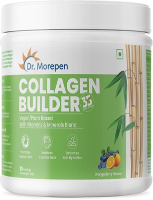 Dr. Morepen Natural Collagen Builder | Plant Based Collagen Powder | Chocolate Flavour - 250g(250 g)