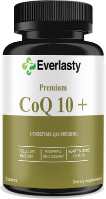 Everlasty 120mg Coenzyme Q10 Tablets with Piperine (D98)(60 Tablets)