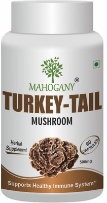 MAHOGANY Turkey Tail Mushroom Capsules(90 Capsules)