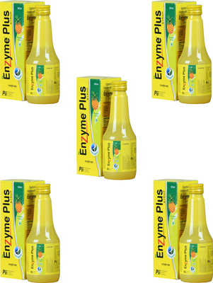 Pii Enzyme Plus Syrup Pineapple Flavour(5 x 200 ml)