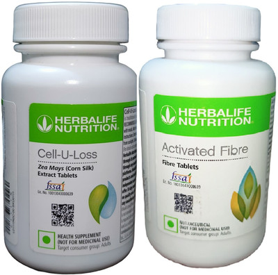 HERBALIFE Combo Of Activated Fibre and Cell U Loss(2 x 90 Tablets)