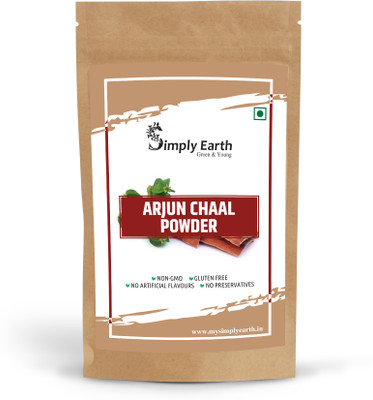 Simply earth Arjun chal Powder | Arjuna | Arjun chhal/Bark Powder | Terminalia Arjuna - 200GM(200 g)