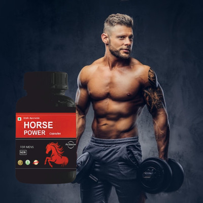 ACTIWOW Horse power Ayurvadic Energy and stamina booster for man capsule b(30 Capsules)