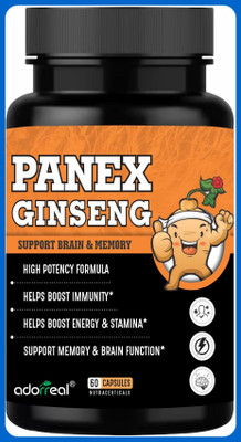 nutramagik Herbal Supplement: Panax Ginseng Capsules – 1000mg Korean Red Ginseng Root Extr(60 Capsules)