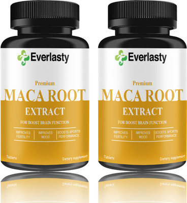 Everlasty Maca Root Tablets Enriched with Maca Root Extract (S256)(2 x 60 Tablets)