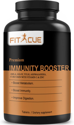 Fitcue Immunity Booster Tablets ,Vitamin C (S110)(60 Tablets)
