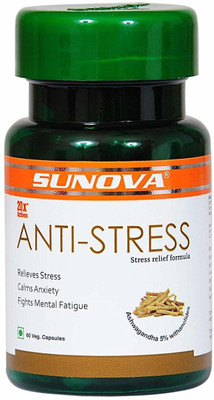 SUNOVA Anti-Stress, Self Relief Formula(60 No)