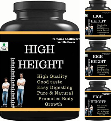 Zemaica Healthcare high height vanilla flavor height gainer pack of 4(4 x 0.1 kg)