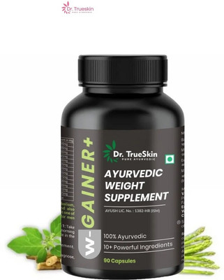 Dr. Trueskin W-Gainer+ Capsules Herbal Protein Enhancer Power(90 Capsules)