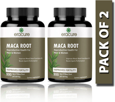 EraCure Maca Root Tablets Enriched with Maca Root Extract (H256)(120 Tablets)