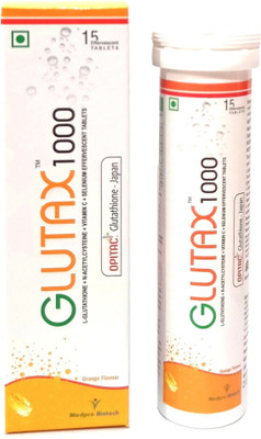 Glutax L-Glutathione 1000mg with Vitamin C Effervescent Tablet(15 Tablets)