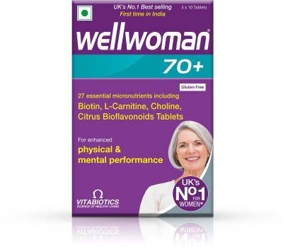 Wellwoman 70+ Multivitamin Health Supplement For Women(30 Tablets)