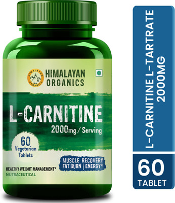 Vlado's Himalayan Organics L-Carnitine 2000 Mg Weight Management | Muscle Recovery, Energy, Endurance(60 Tablets)