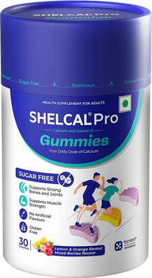 Shelcal Calcium & Vitamin D3 | Sugar Free Gummies | Supports Bones & Joint(30 No)