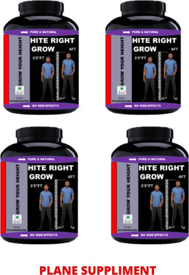 Vitara Healthcare Hite Right Grow Plane Supplement Pack Of 4(4 x 100 g)