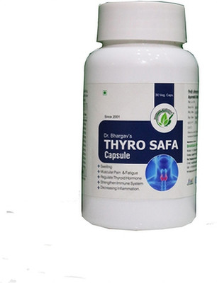 Dr.Bhargav's Thyro Safa I Hormones Metabolism Weight loss Thyroid(60 Capsules)