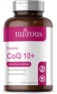 Nutrous 120mg Coenzyme Q10 Tablets with Piperine (D98)(60 Tablets)