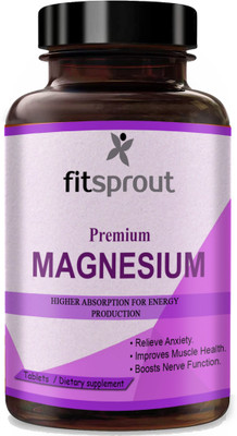 Fitsprout Chelated Magnesium Glycinate Citrate Tablets (S69)(2 x 15 Tablets)