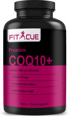 Fitcue 120mg Coenzyme Q10 Tablets with Piperine (G98)(60 Tablets)