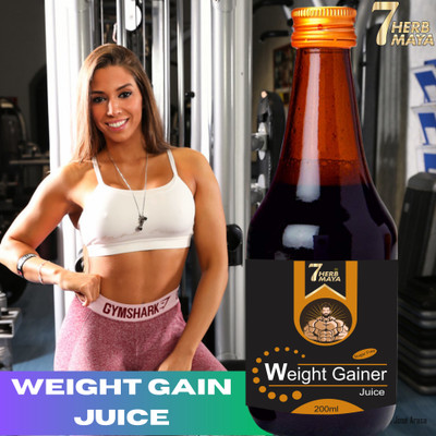 7Herbmaya Weight Gainer/Weight Gain Supplement/Mass Gain Multivitamin/Body Building Juice(200 ml)