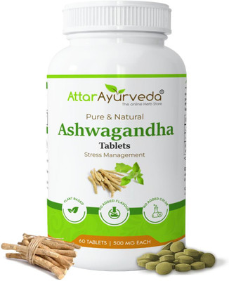 Attar Ayurveda Ashwagandha Tablet for Vigor and Vitality(500 mg)