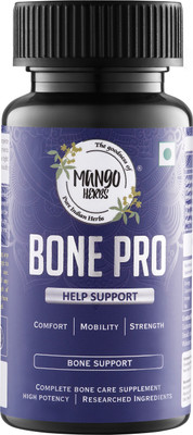 MANGO HERBS BONE PRO- Perfect Bone Supplement-Increase Bone Density & Prevent Bone Loss(60 Tablets)