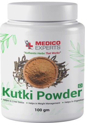 MedicoExperts Kutki Powder For Liver Support 1 Month Pack, Ayurvedic Liver Detox Tea(100 g)