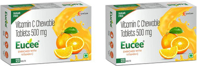Eucee Vitamin C + Zinc 2(120 Tablets)