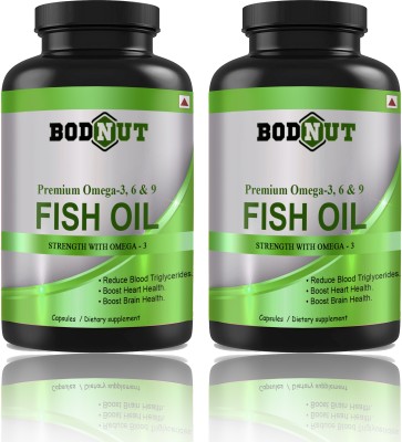 Bodnut Fish Oil Omega 3 (Triple Strength) With 1000Mg Omega 369 (D277)(120 Tablets)