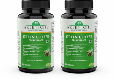 Greeniche Green Coffee Bean Extract 800mg for Weight Loss - 180 Veg Capsules(180 No)