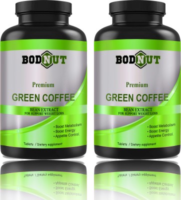 Bodnut Green Coffee Bean Extract Weight Loss Tablets (H250)(2 x 60 Tablets)