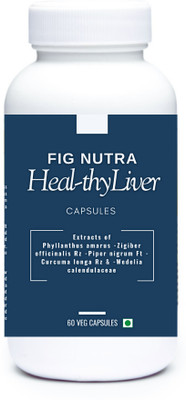 Founditgood FiG Nutra's Heal~thyLiver – Advanced Liver Detox & Digestive Health Supplement(60 Capsules)