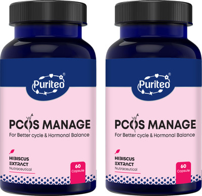 puriteo PCOS MANAGE CAPSULE 02(2 x 60 Capsules)