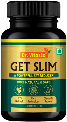 Dr.Vitasta Fat burner with Gracenia combojia,Green tea,Green coffee to Get slim(50 Capsules)