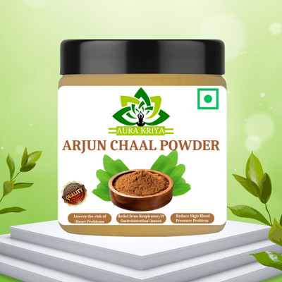 Aura Kriya Arjun ki Chaal Powder, Arjuna Bark, Arjun Chal Tree Kwath, Arjuna Chettu Chhal(5 x 100 g)