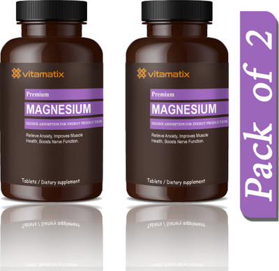 Vitamatix Chelated Magnesium Glycinate Citrate Tablets (K210)(2 x 60 Tablets)